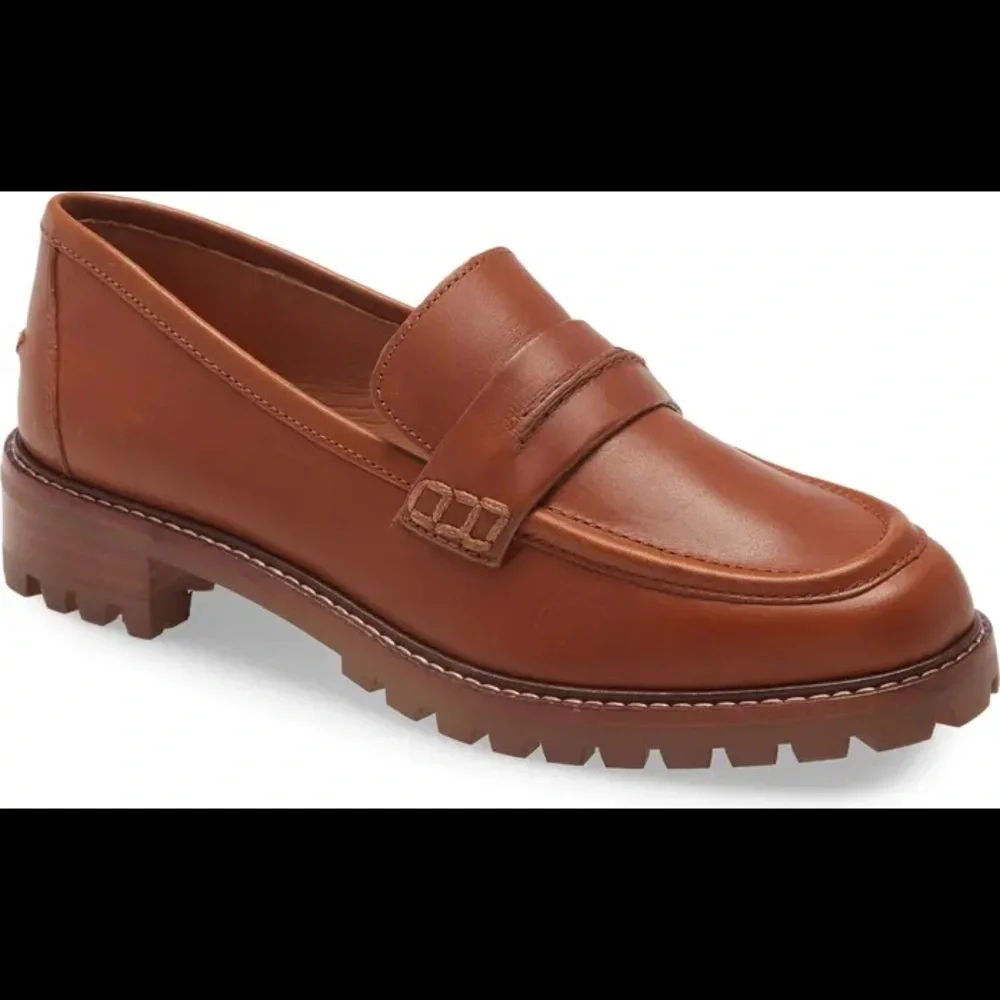 MADEWELL Corinne leather loafer lug sole Almost New Gorgeous! 9 - Picture 3 of 13